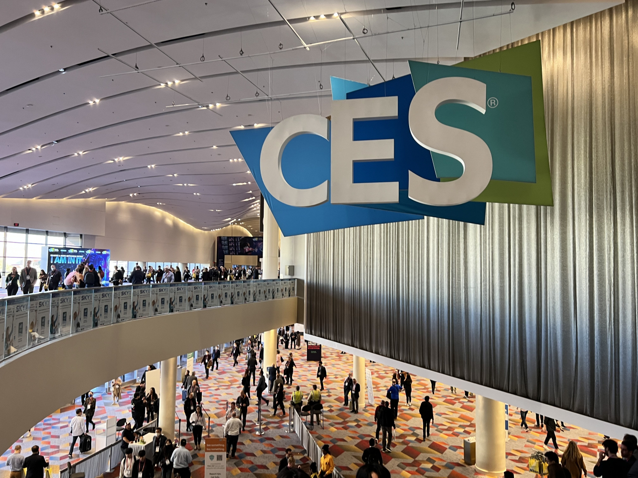 세계 최대 가전 박람회 ‘CES 2023’이 열리고 있는 미국 라스베이거스 베네치안 엑스포의 모습. [사진=김은희 기자]