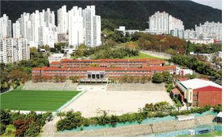‘학교시설 복합화’가 추진될 부산 개성고 전경. [부산시 제공]