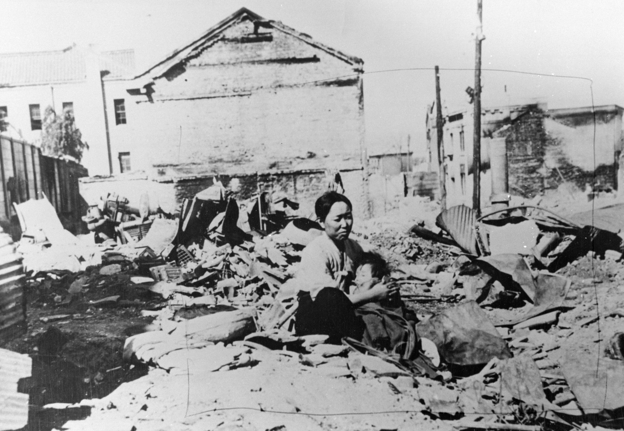This undated photo of Seoul shows the city ravaged by the 1950-53 Korean War (National Archives of Korea)