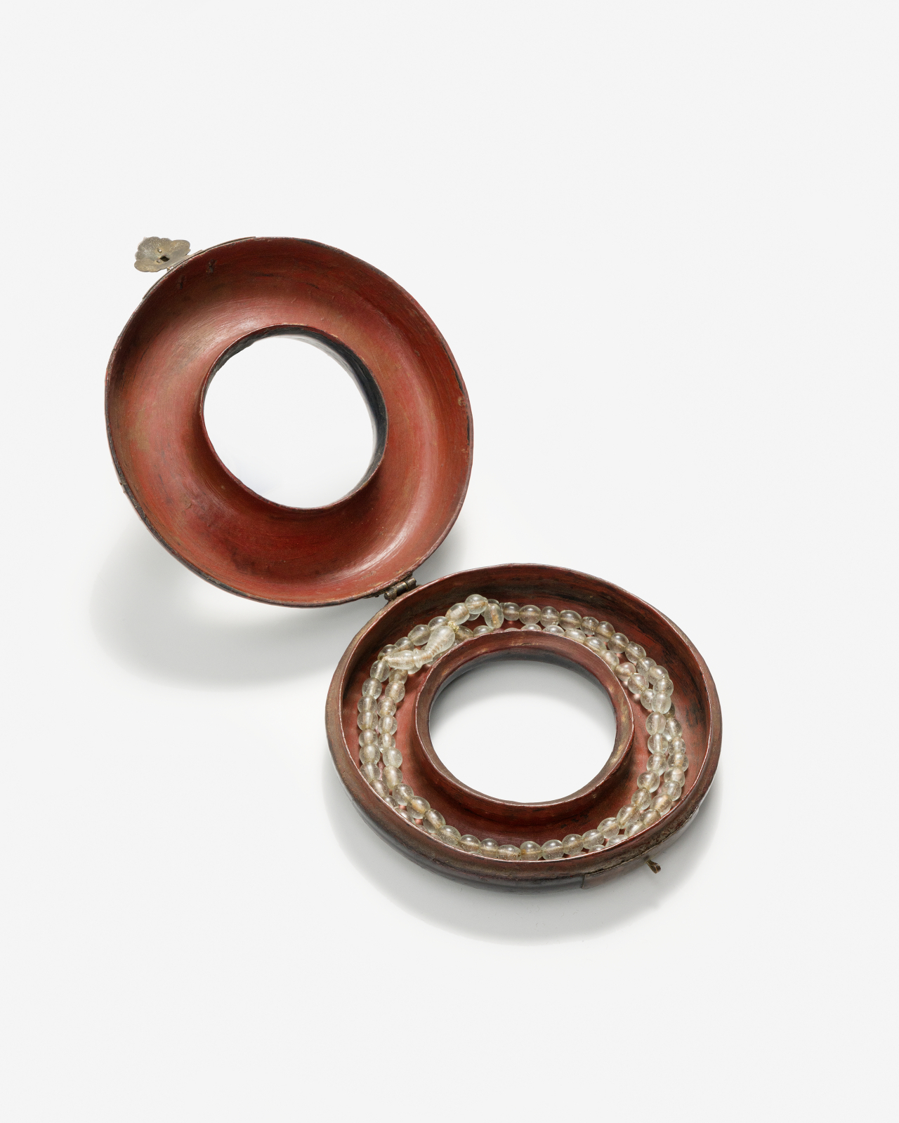 염주함, 여말선초, 행자나무, 19&times;19.5&times;5(h)cm [가나문화재단 제공]
