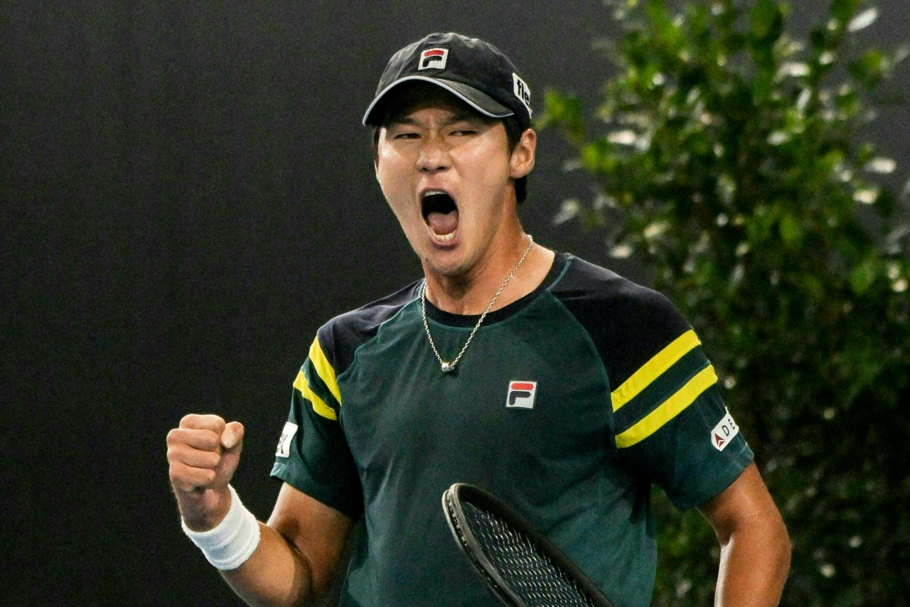 ATP투어 두번째 우승을 차지하고 호주오픈에 출전하는 권순우./AFP