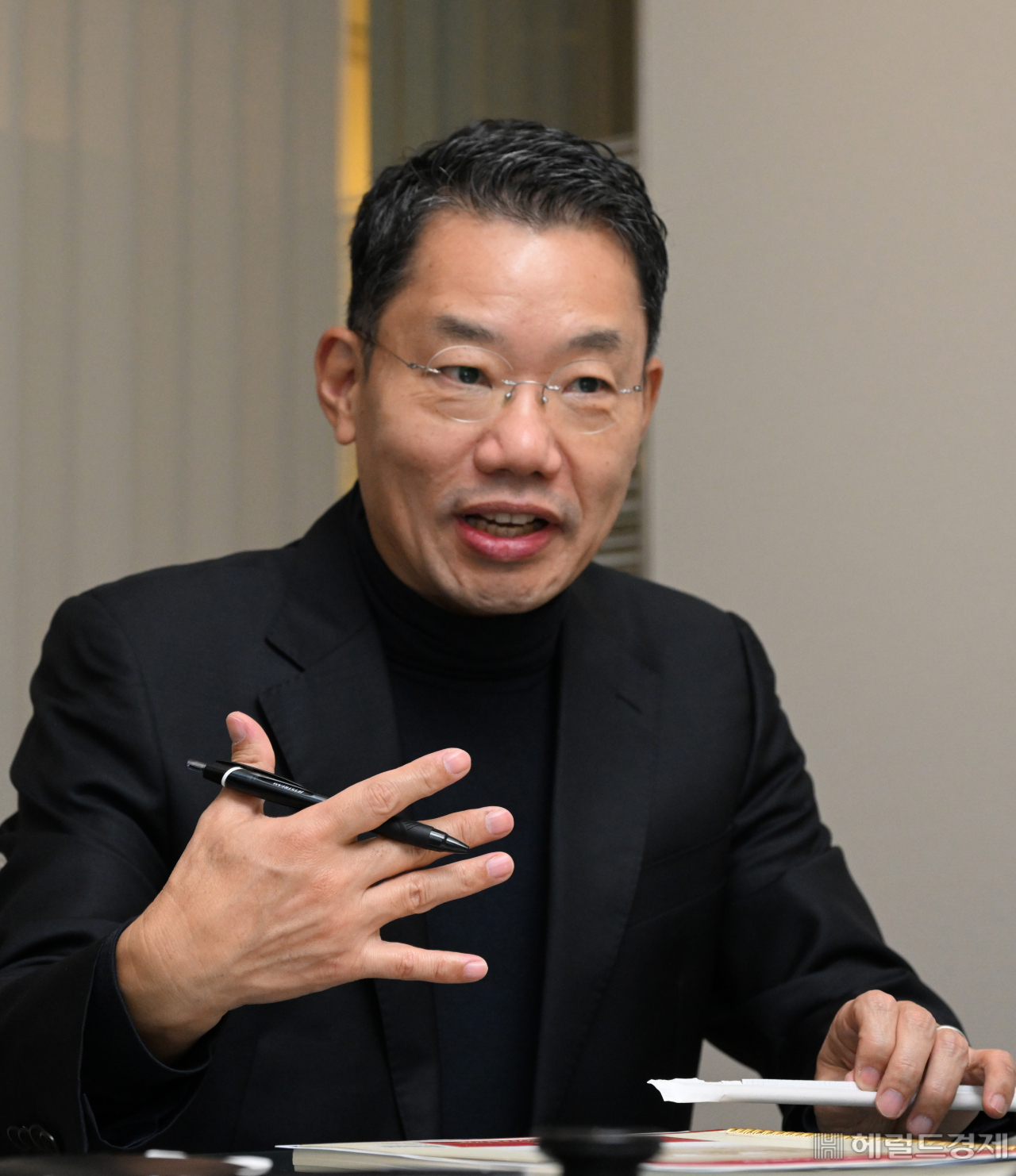 박종훈 SC제일은행 이코노미스트가 16일 서울 종로구 SC제일은행 본사에서 헤럴드경제와 인터뷰를 하고 있다. 임세준 기자
