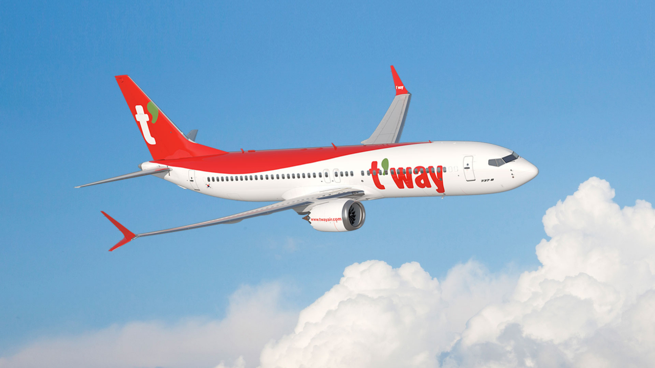‘B737-8’. [티웨이항공 제공]