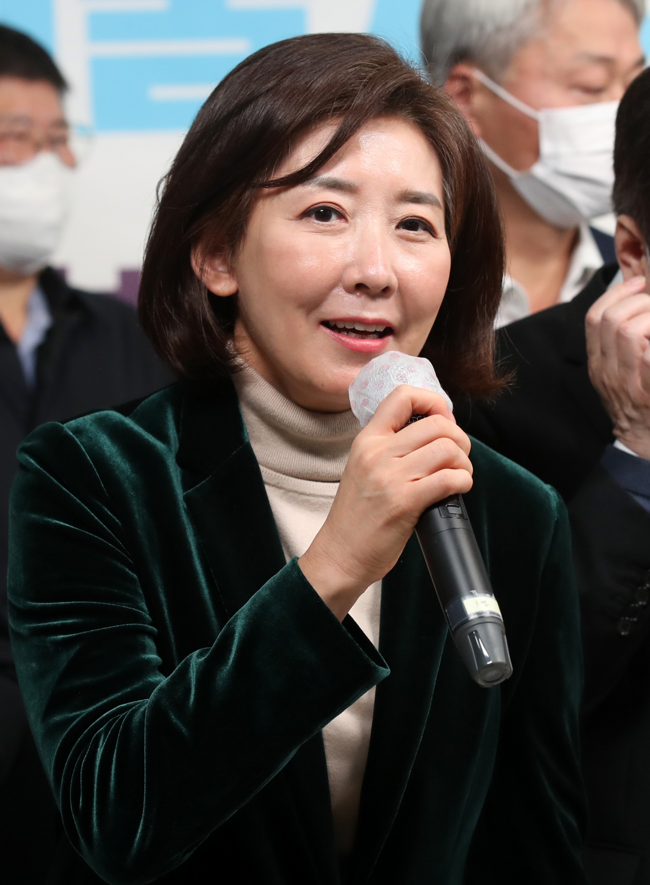 저출산고령사회위원회 부위원장직 사의를 표명한 나경원 전 국민의힘 의원이 11일 오후 서울 영등포구 국민의힘 중앙당사에서 열린 2023 서울시당 신년인사회에서 인사말을 하고 있다. 이상섭 기자