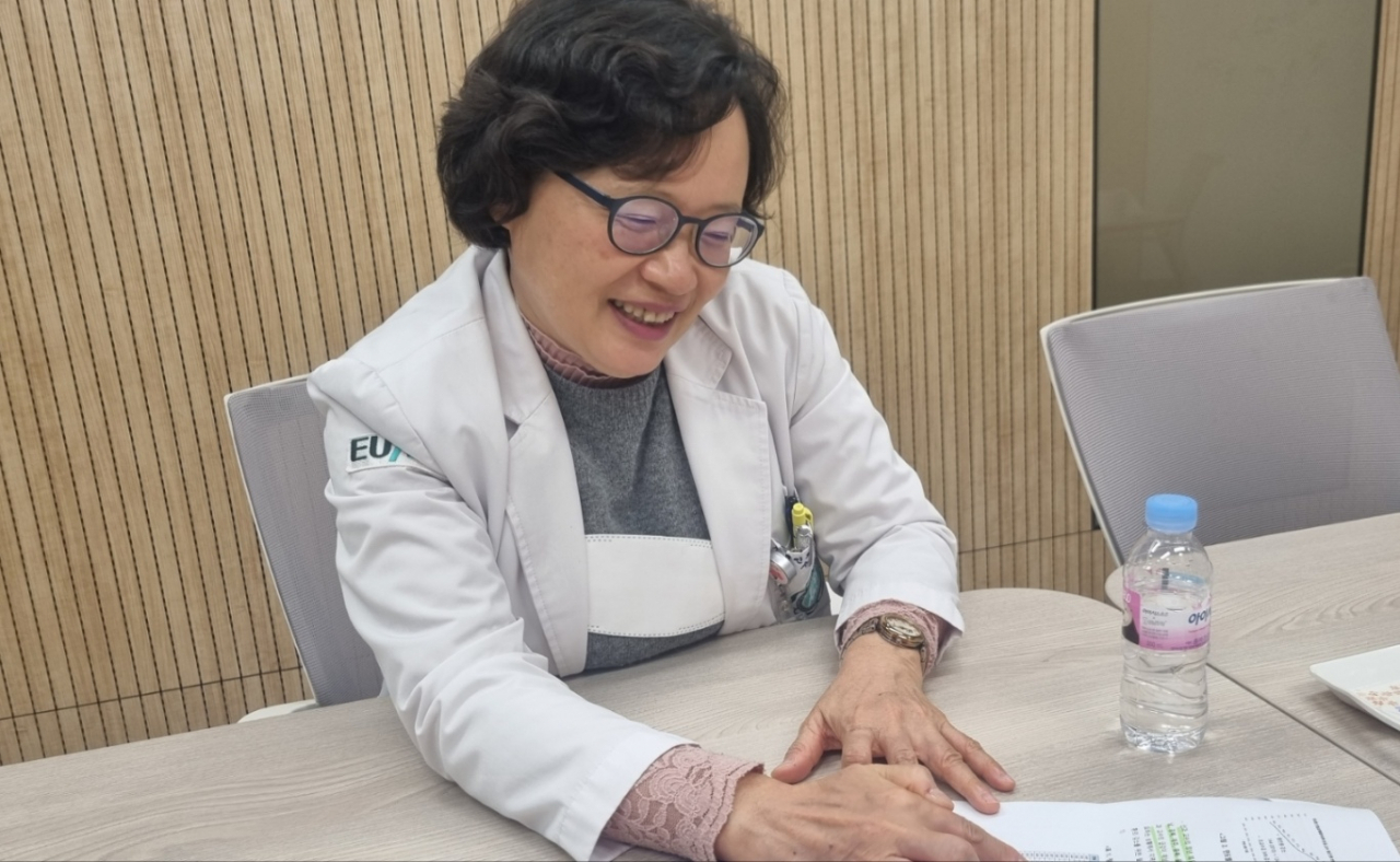 19일 오전 서울 양천구 이대목동병원에서 김영주 산부인과 교수(대한모체태아의학회 회장)가 헤럴드경제와 인터뷰를 하고 있다. 김빛나 기자