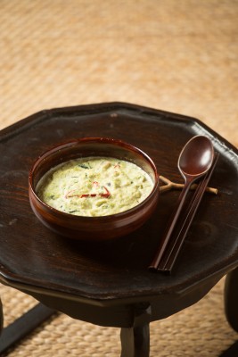 [Temple to Table] Winter food at Jinkwansa: Ground black soybean stew