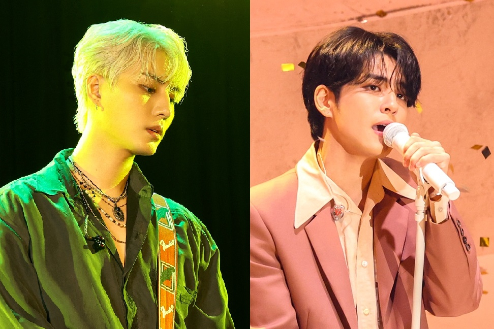 Day6's Young K (left) and Wonpil (JYP Entertainment)