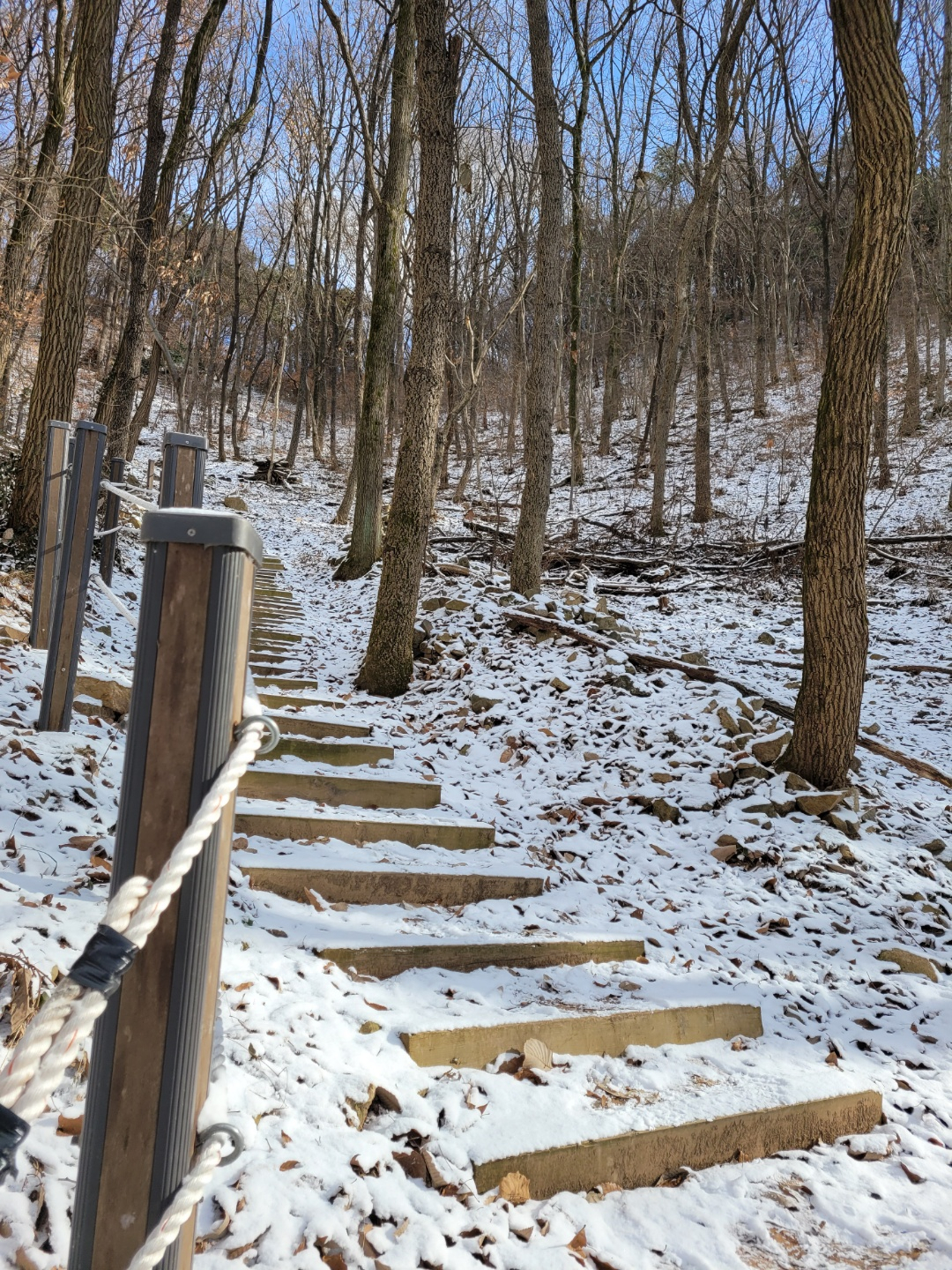 1월 24일 광주 무등산 산책로[황성철 기자]