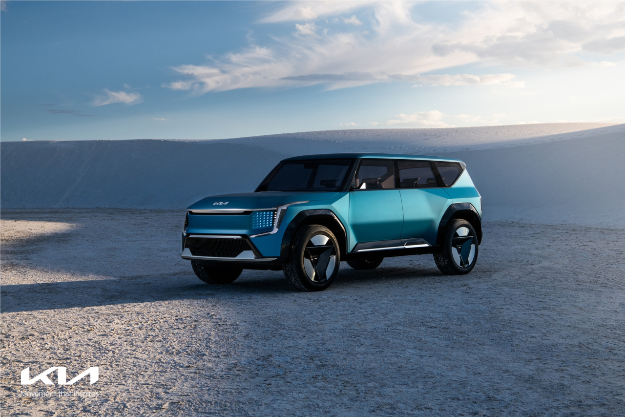 기아 첫 대형 전동화 SUV ‘콘셉트 EV9’. [기아 제공]