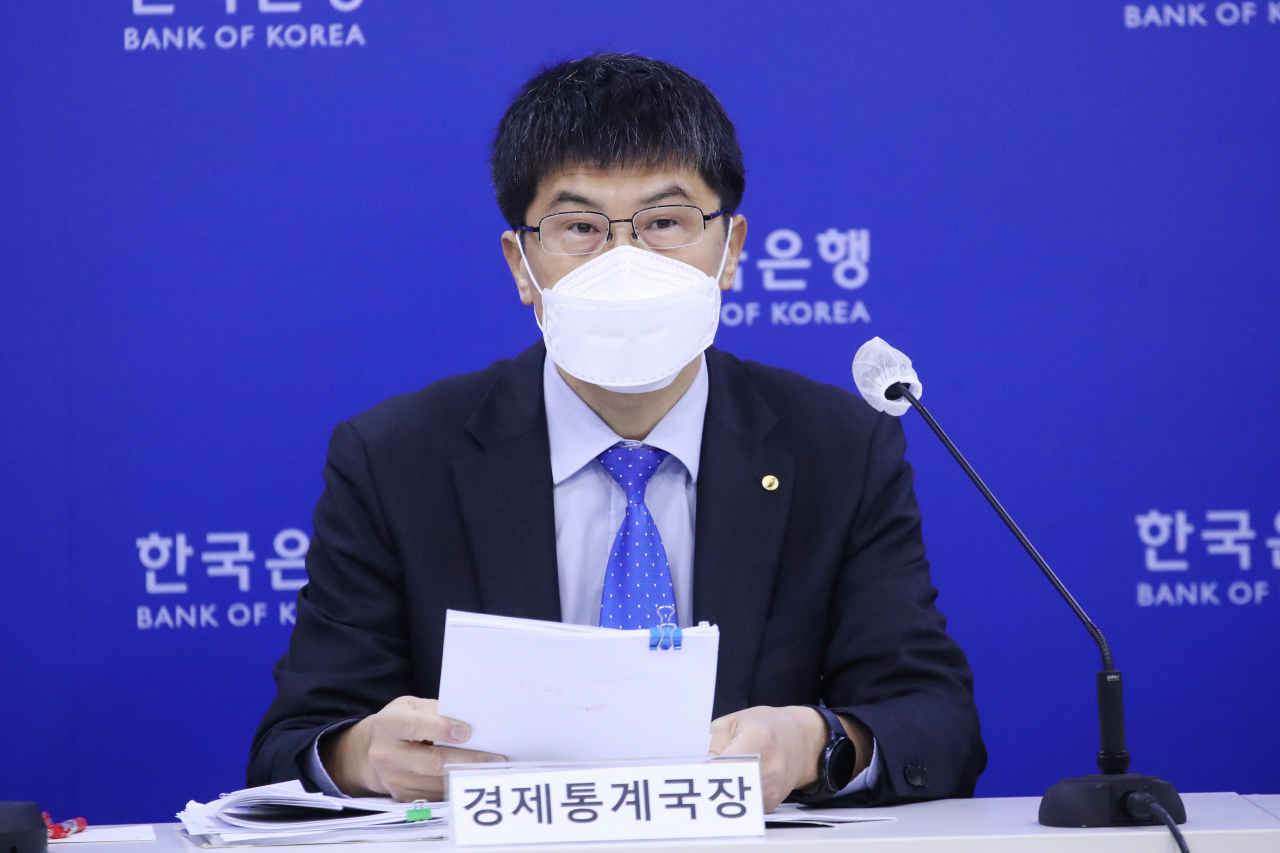 황상필 한국은행 경제통계국장. [사진=한국은행]