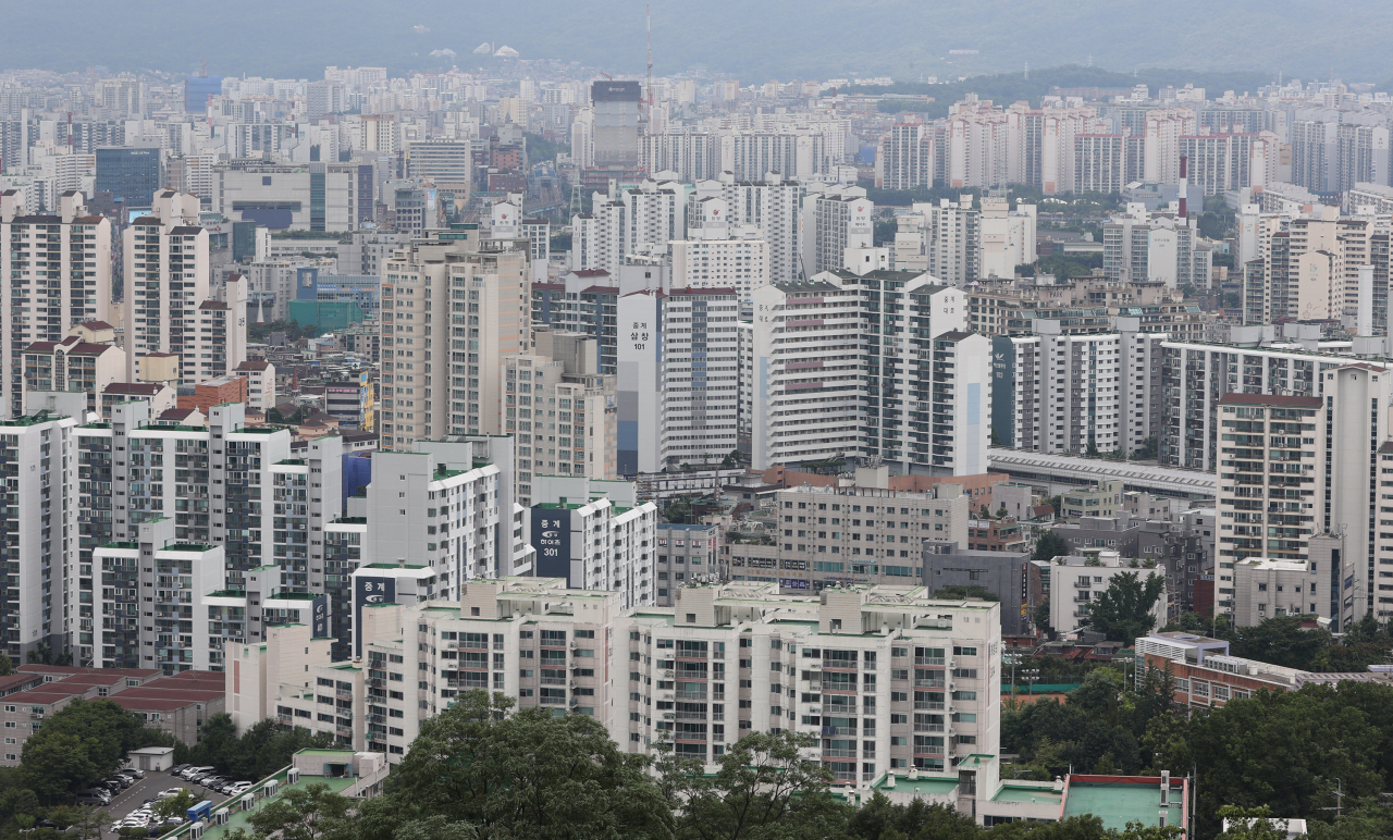 서울 노원구 일대 아파트 모습. [연합]
