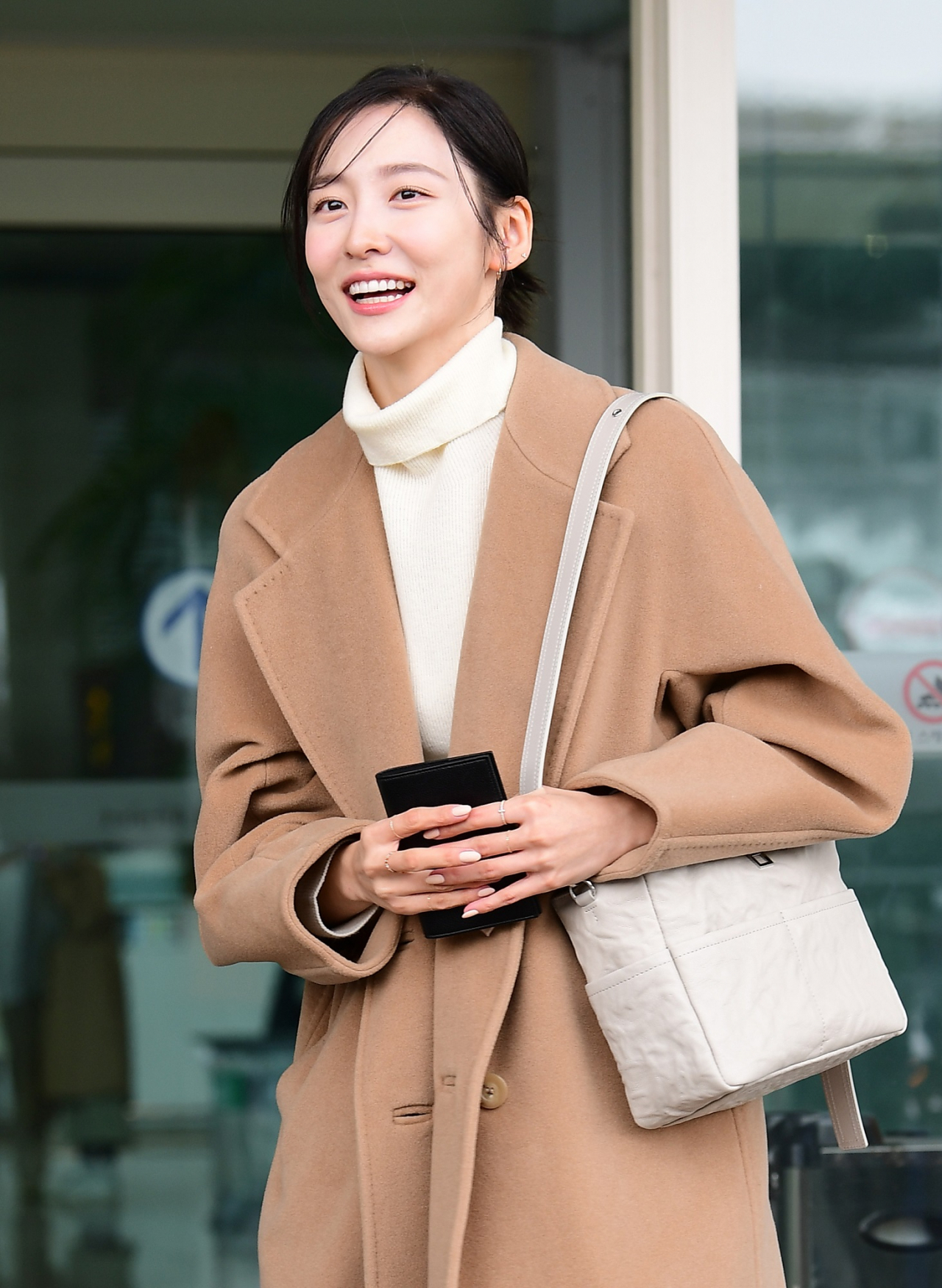 공항에서 만난 박지현