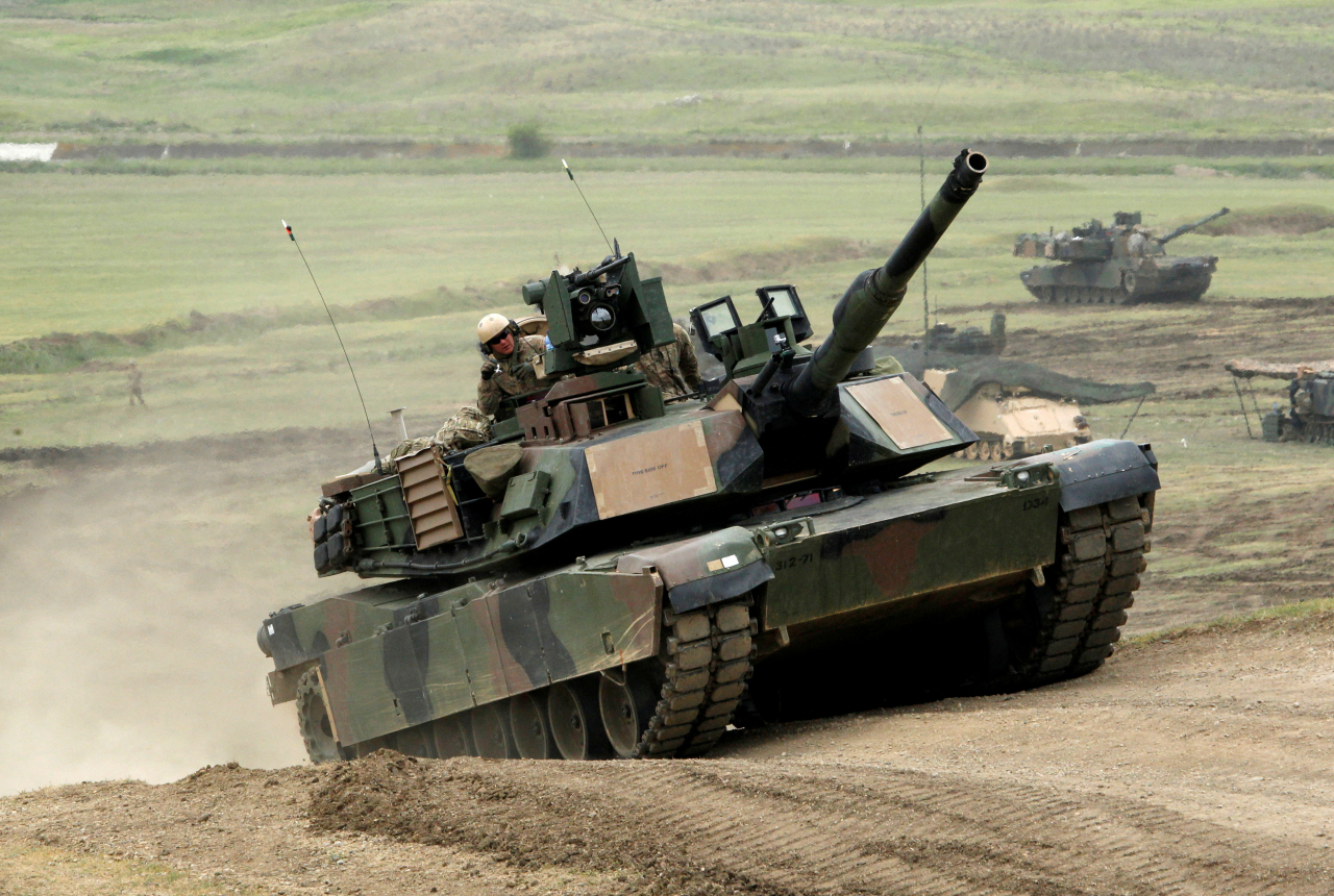 M1A2 에이브럼스 전차(탱크)[로이터 자료사진]