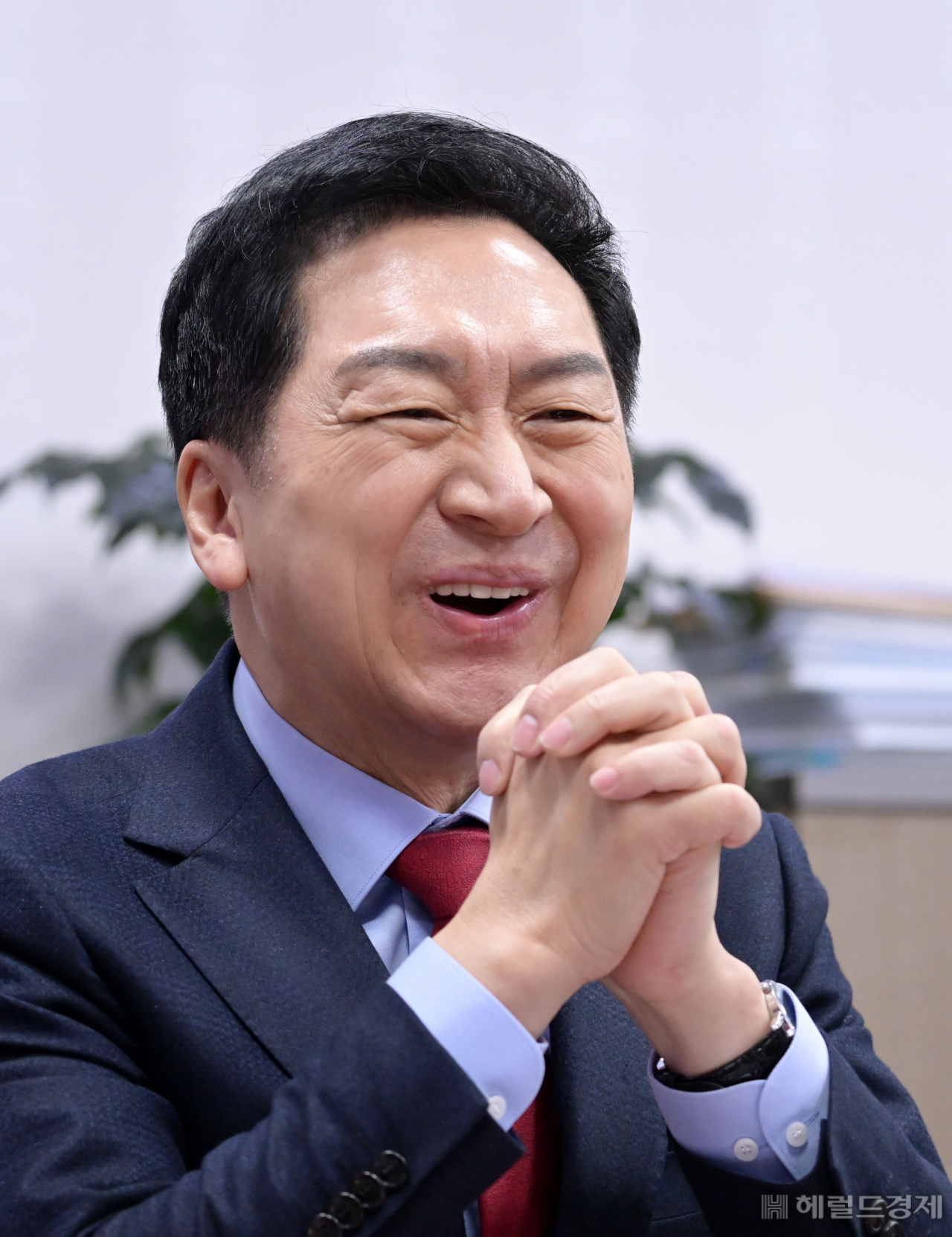 국민의힘 당대표에 도전하는 김기현 의원이 30일 오전 서울 여의도 국회의원회관에서 헤럴드경제와 인터뷰를 하고 있다. 이상섭 기자