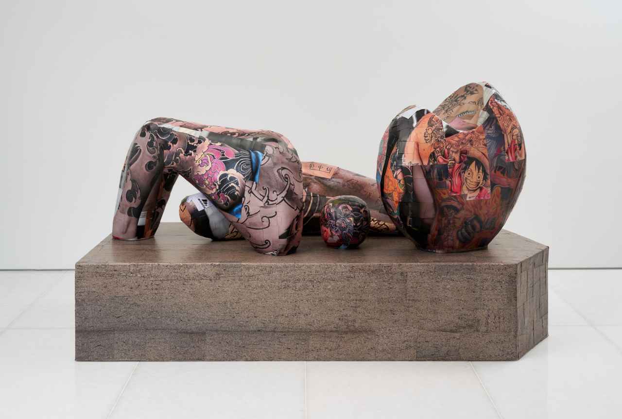 "Four-Piece Composition Reclining Figure" by Gwon O-sang at Arario Gallery in Seoul (courtesy of the gallery)