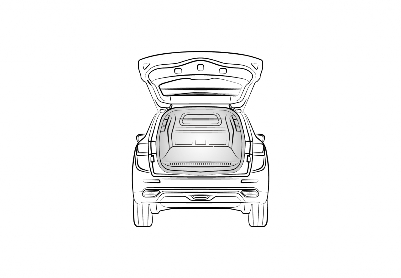2인승 신개념 LPG SUV ‘QM6 퀘스트’ 스케치. [르노코리아자동차 제공]
