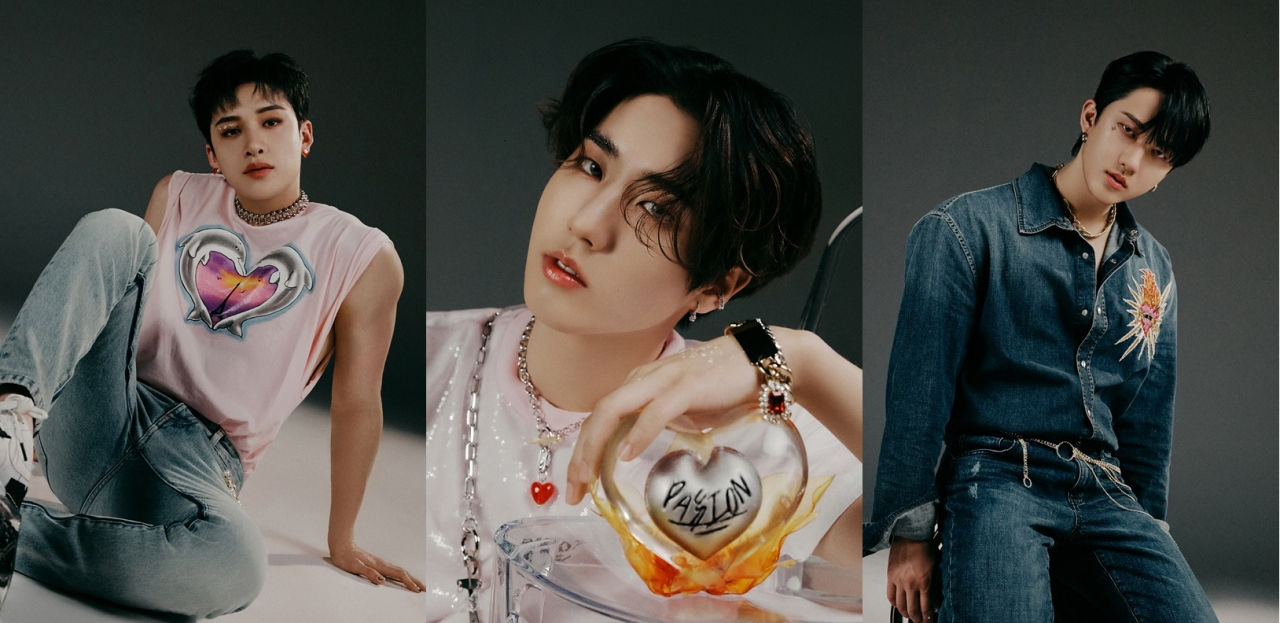 Stray Kids' (from left) Bang Chan, Han and Changbin