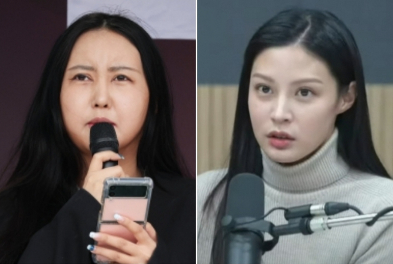 정유라(좌) 씨, 조민 씨. [연합/유튜브 채널 '김어준의 겸손은 힘들다 뉴스공장' 일부 캡처]