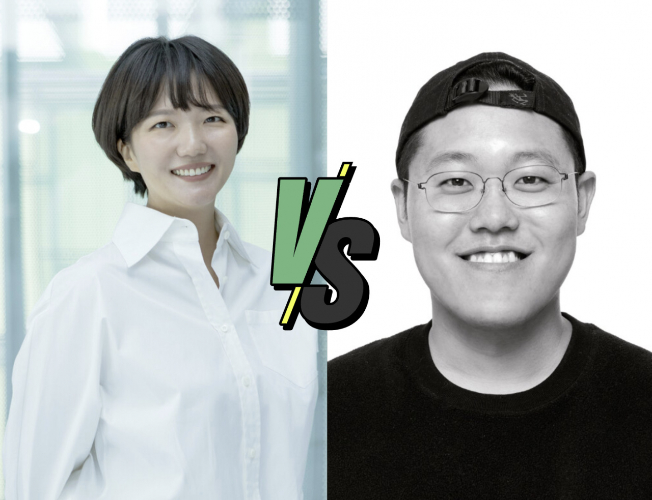 D2C 시장 확장을 꼽은 최수연 네이버 대표와 국내 패션 생태계 활성화를 내건 한문일 무신사 대표.