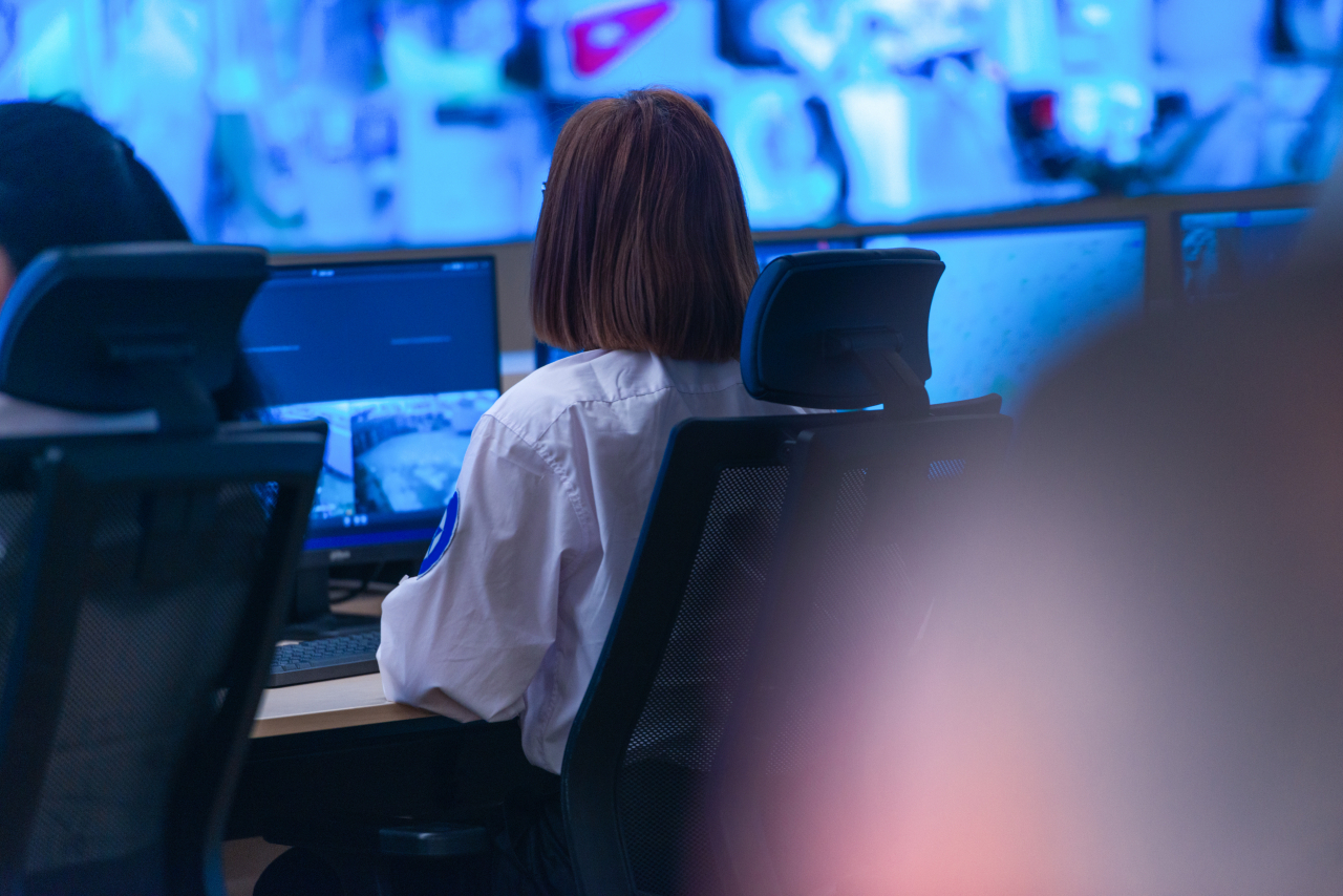 CCTV 관제실.[123RF]