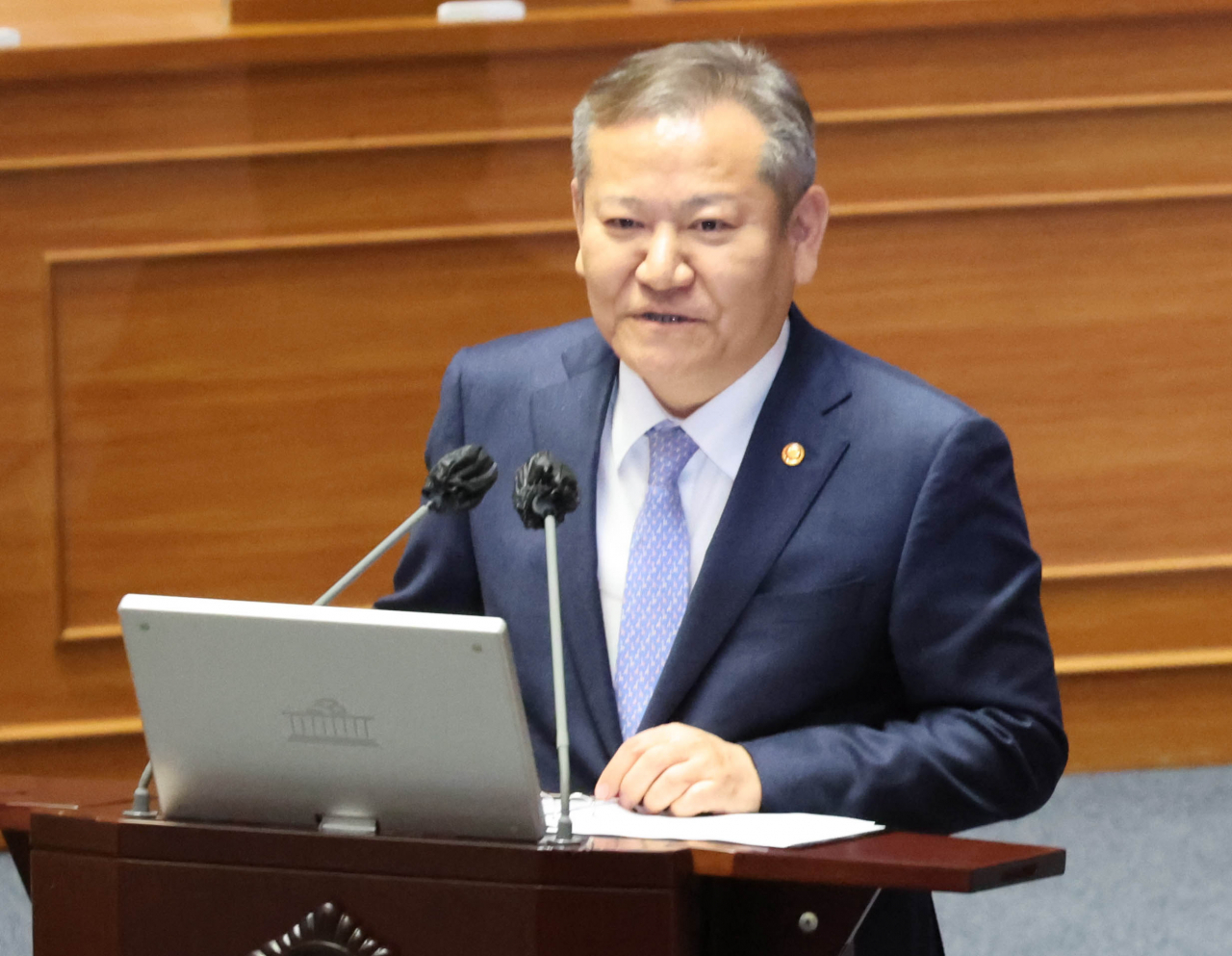 이상민 행정안전부 장관. [연합]