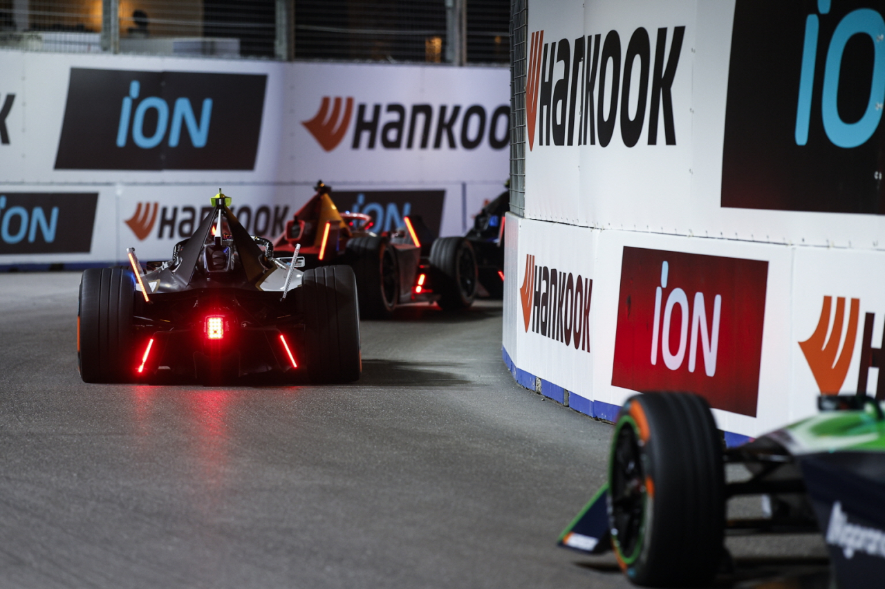 지난 1월 27일부터 28일까지 열린 포뮬러 E 시즌9 2·3라운드 '2023 코어 디리야 E-PRIX'. [한국타이어앤테크놀로지 제공]