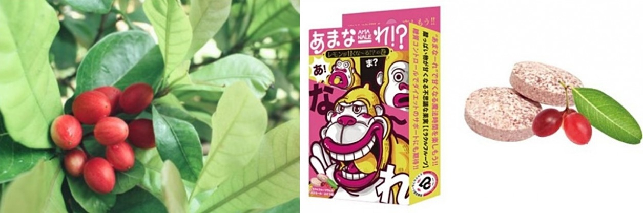 미라클베리를 사용한 미라쿨린 그룹의 '아마나레'