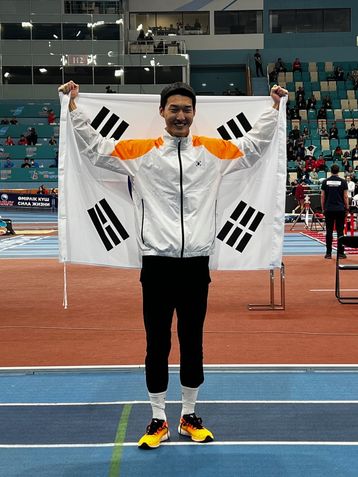 우상혁선수.