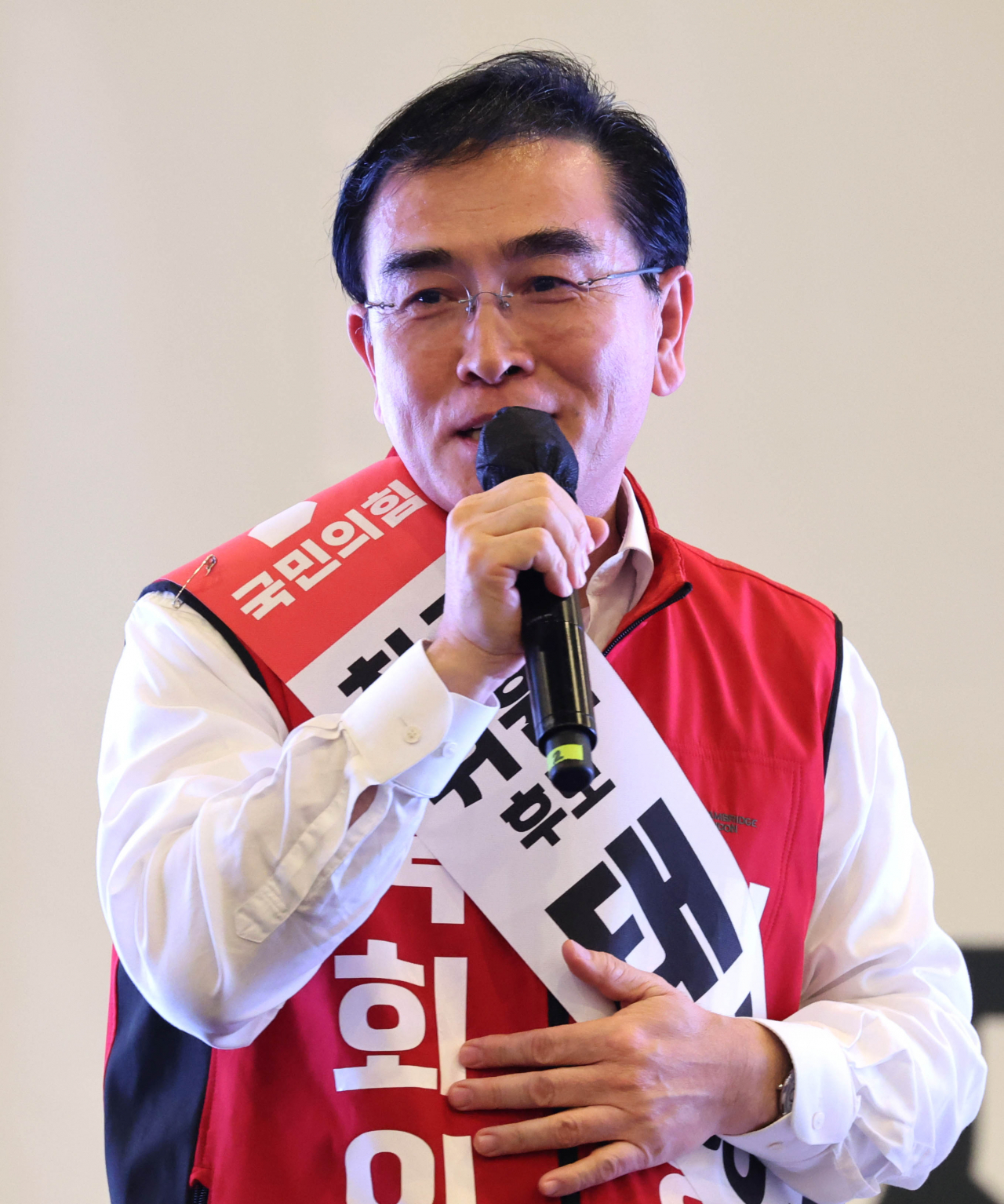 국민의힘 태영호 최고위원후보[연합]
