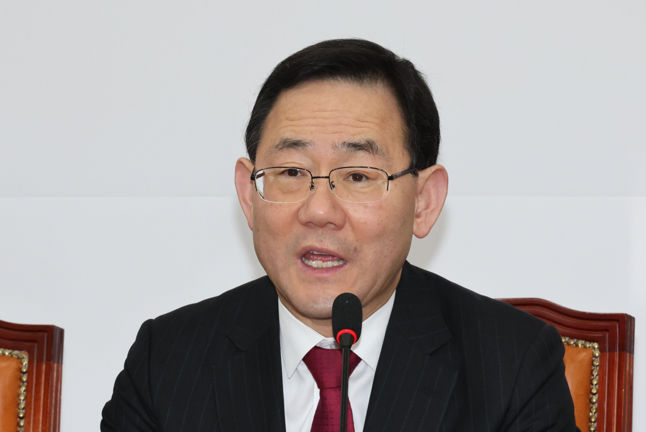 주호영 국민의힘 원내대표가 9일 오전 서울 여의도 국회에서 열린 비상대책위원회의에서 발언하고 있다. [연합]