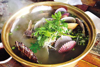 가리비 칼국수