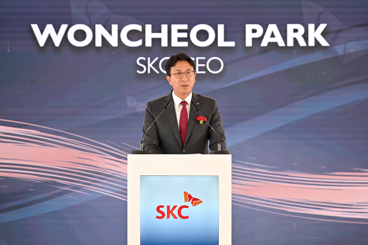 박원철 SKC 대표이사. [SKC 제공]