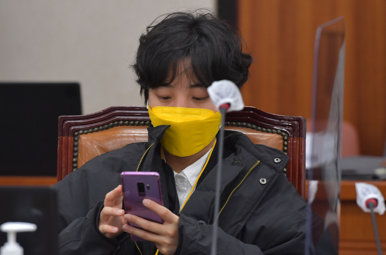 정의당 류호정 의원. [연합]