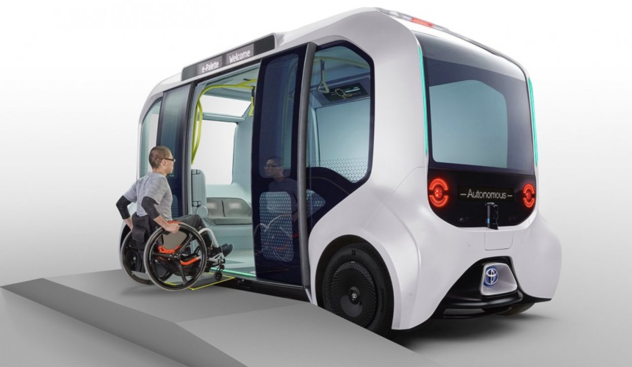 토요타의 셔틀 전용 PBV ‘e-팔레트’. [토요타 제공]