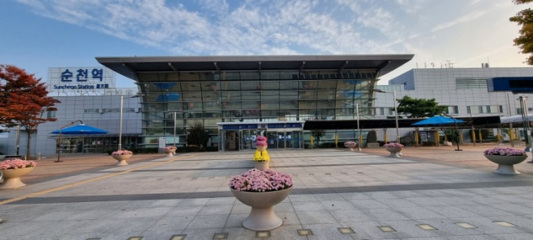 순천역 전경