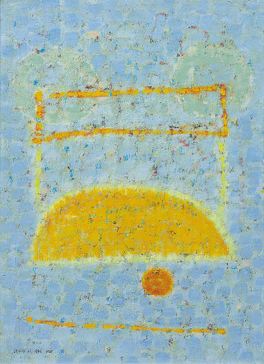 이성자, Le Temps Sans Obstacle, oil on canvas, 72.7&times;53cm [케이옥션 제공]