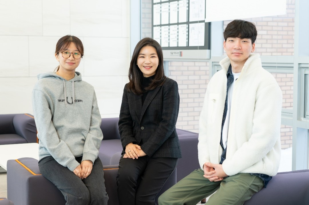 왼쪽부터 전나영 석사과정생, 이은지 교수, 최일형 석박통합과정생.[GIST 제공]