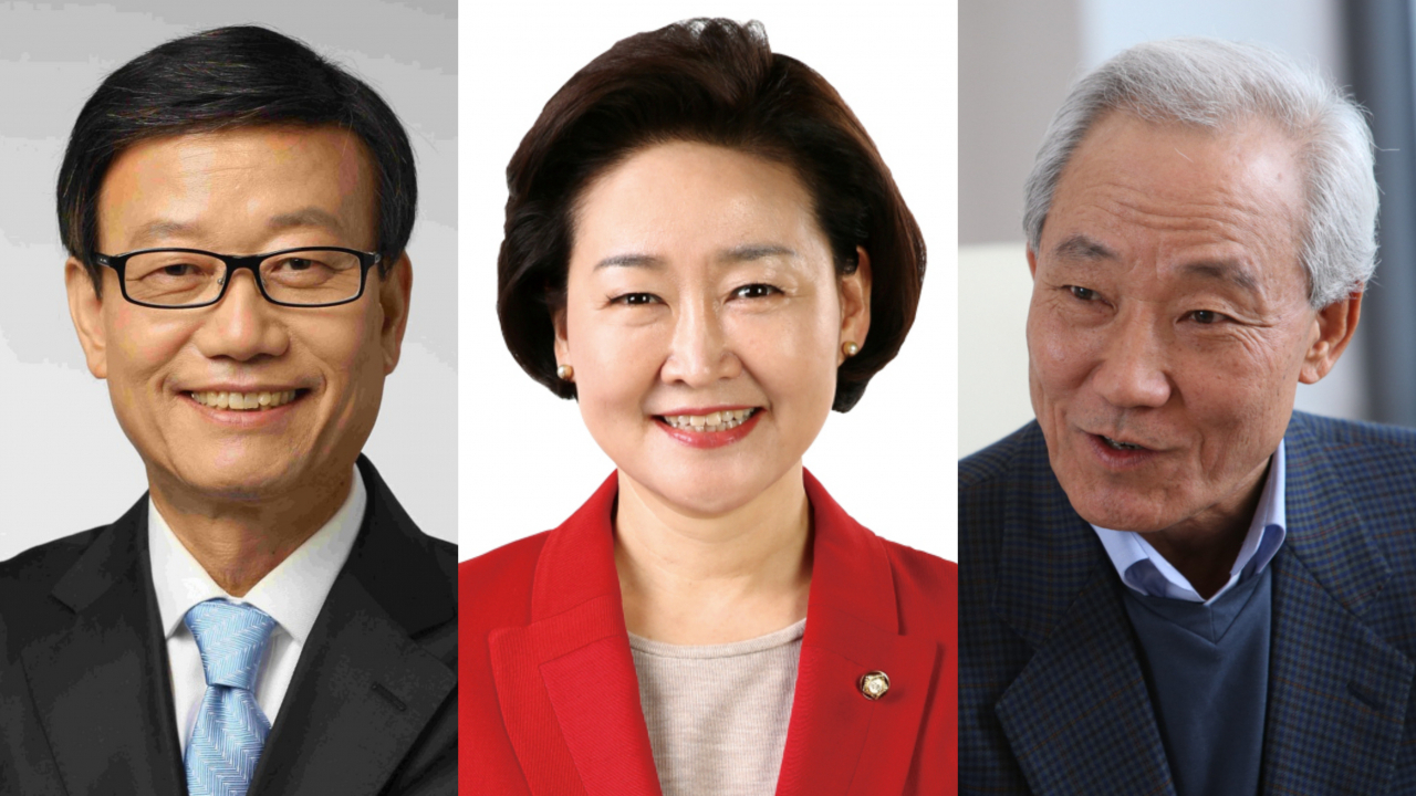 왼쪽부터 윤진식 전 산업자원부 장관, 권은희 전 새누리당 의원, 김종훈 전 외교통상부 통상교섭본부장 등 18명의 외부 인사가 KT 대표이사 공모에 지원했다. [헤럴드경제DB]