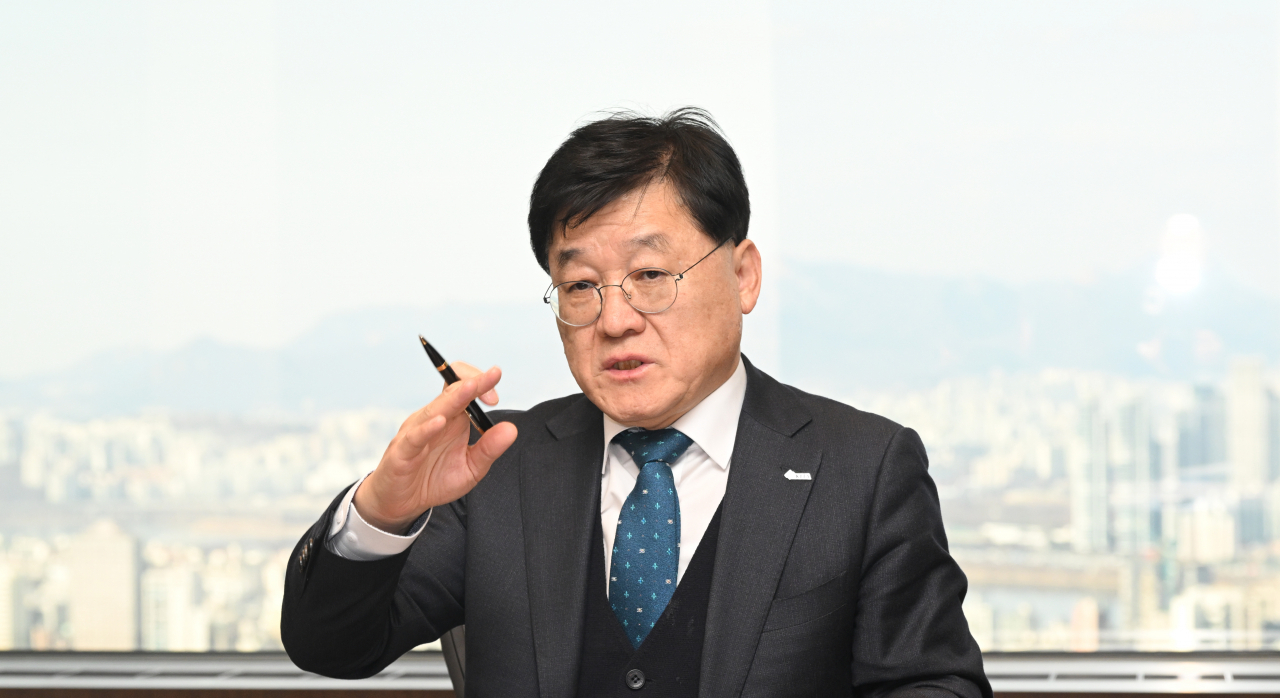 정만기 한국무역협회 상근부회장이 최근 서울 강남구 트레이드타워 집무실에서 헤럴드경제와 인터뷰를 하고 있다. [사진=임세준 기자]