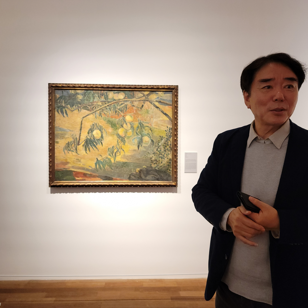 이호재 회장은 “고객에게 추천했으나 팔리지 않았던 작품들이 내 컬렉션”이라며 웃었다. 2000년 이후엔 미술사적으로 중요한 작품을 옥션에서 구매하기도 했다. 사진의 작품은 이인성作 ‘복숭아’(1939). [헤럴드DB]