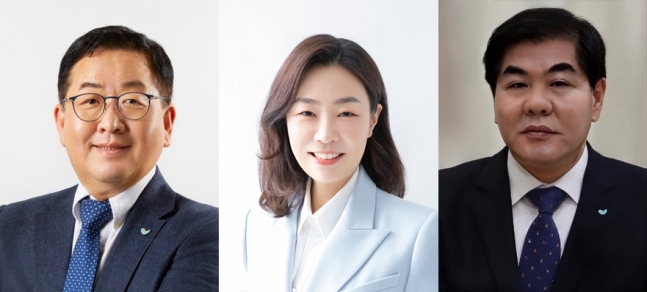 왼쪽부터 이명욱 파리크리상 대표이사·이주연 비알코리아 대표이사·박원호 SPL 대표이사. [SPC그룹 제공]