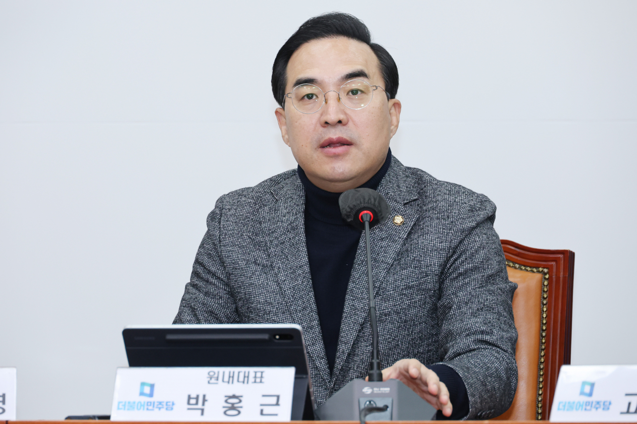 더불어민주당 박홍근 원내대표. [연합]