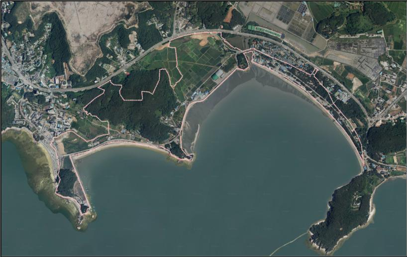 인천 용유지역 도시개발사업( 노을빛타운) 위치도