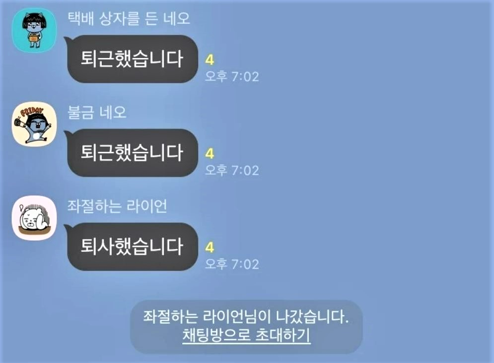 지난해 온라인 커뮤니티에서 화제가 된 ‘모르는 사람은 상상도 못할 중소기업 진짜 현실’이란 제목의 게시물. 글쓴이에 따르면 해당 회사에선 출근과 퇴근 시에 카카오톡 단체방에 보고해야 하는 문화가 있었다. [온라인 커뮤니티 캡쳐]