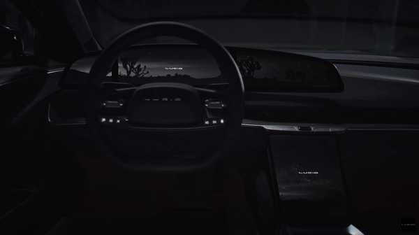 미국 전기차 스타트업 루시드가 생산하는 고급 전기차 세단 '에어'의 모습. [유튜브 'Lucid Motors' 채널 캡처]