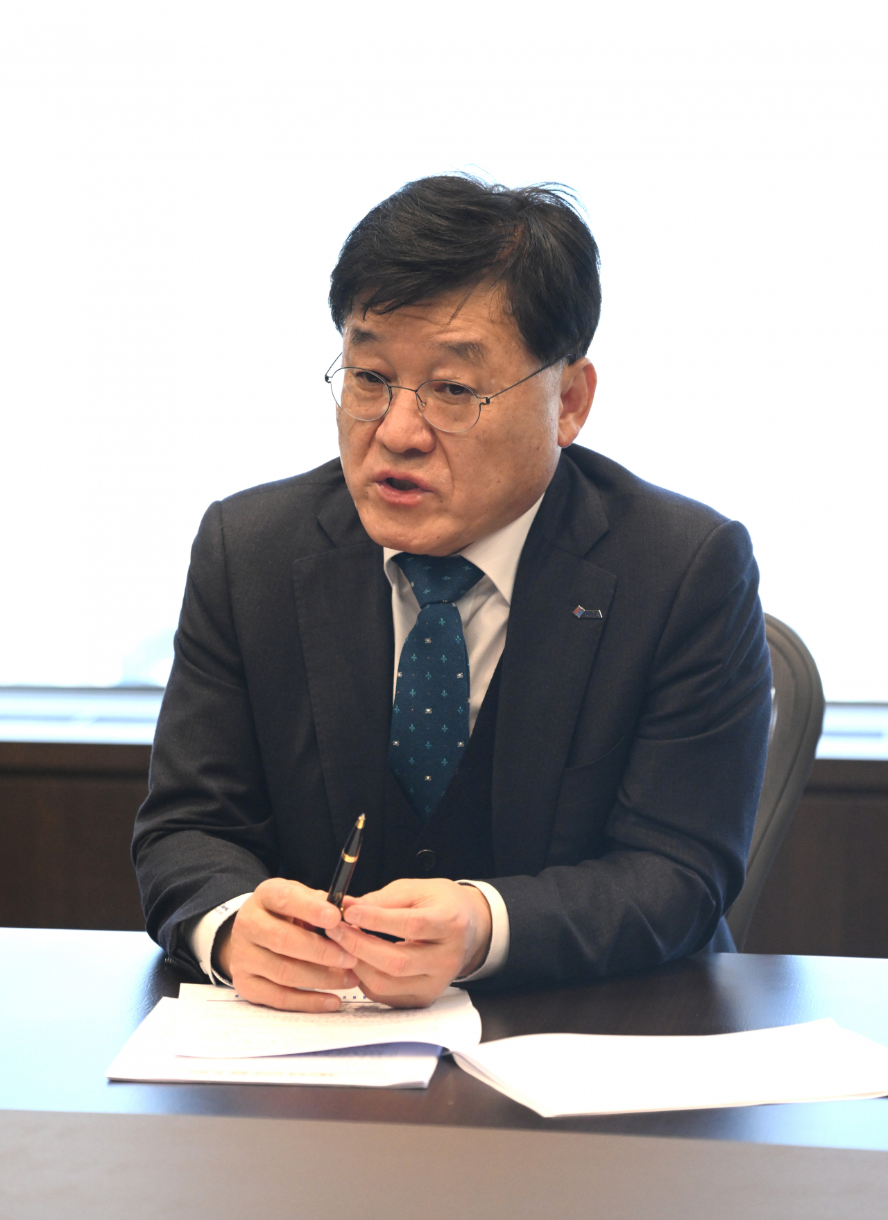 정만기 한국무역협회 상근부회장이 15일 서울 강남구 트레이드타워 집무실에서 헤럴드경제와 인터뷰하고 있다. 임세준 기자