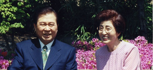 김대중 전 대통령과 이희호 여사. [연세대학교 김대중도서관]