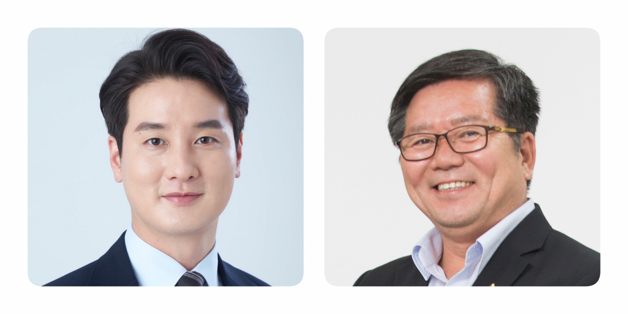 김일중 경기도의원(왼쪽)과 허원 경기도의원(오른쪽)