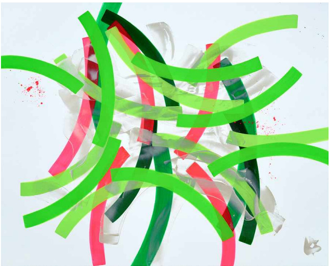하태임, Un Passage No.221064, 200 X 250cm, Acrylic on Canvas, 2022 [아트사이드갤러리 제공]