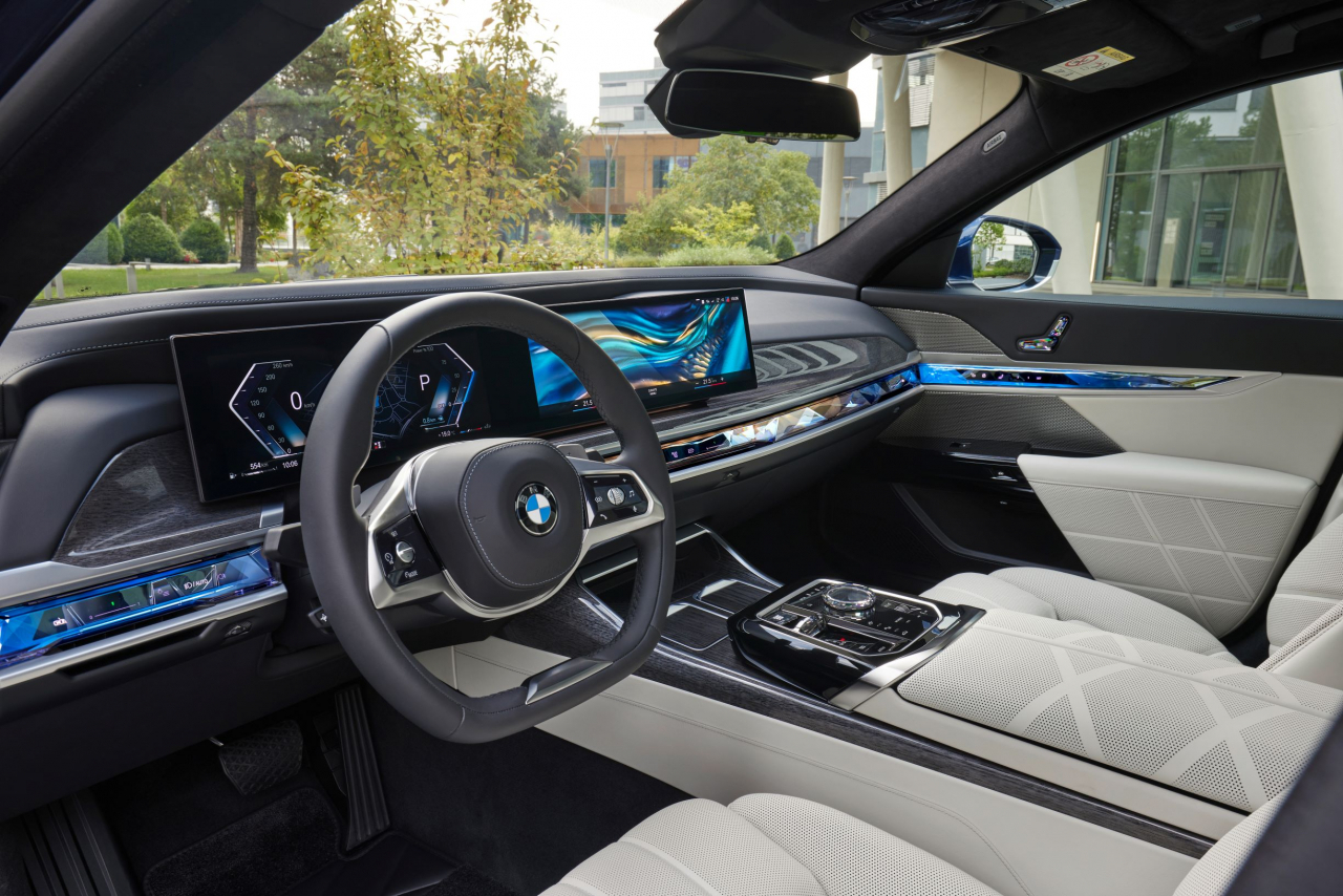 뉴 740d xDrive 운전석 인테리어. [BMW 코리아 제공]